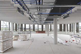 Foto Baustelle Sanierung Bürogebäude Z2 von ZÜBLIN in Stuttgart