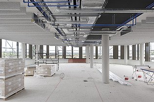 Foto Baustelle Sanierung Bürogebäude Z2 von ZÜBLIN in Stuttgart