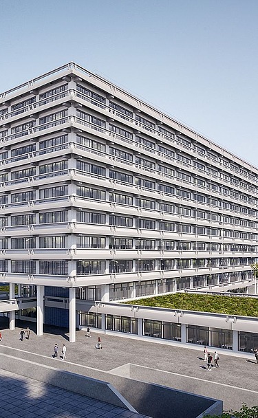 Visualisierung Ruhr-Universität Bochum Ersatzneubau GC-Komplex