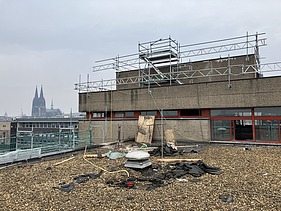 Foto Umbauarbeiten des Bauen im Bestand-Projektes Zentralbibliothek Köln
