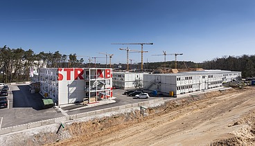 Photo construction site FAIR Research Center Darmstadt