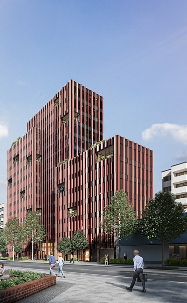 Visualisierung Bürogebäude