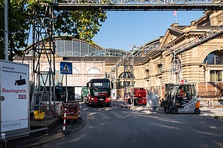 Photo construction site Frankfurt am Main main station