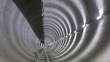 Photo construction site for the Amsterdam North-South subway line
