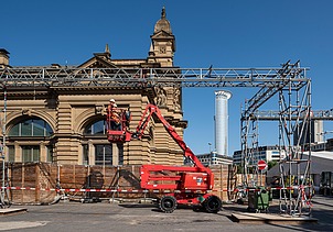 Photo construction site Frankfurt am Main main station
