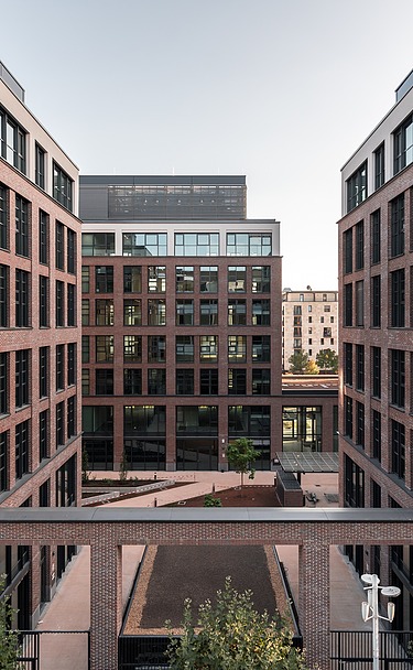 Foto The Brick Bürogebäude Europaviertel Frankfurt