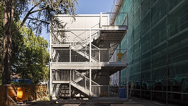 Photo construction site Landwirtschaftliche Rentenbank Frankfurt am Main