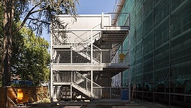 Photo construction site Landwirtschaftliche Rentenbank Frankfurt am Main