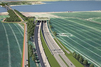 Tunnel unter dem Meer