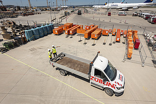 Photo construction site Terminal 3 Frankfurt Airport