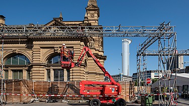 Photo construction site Frankfurt am Main main station