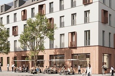 Visualisierung Gewerbegebäude
