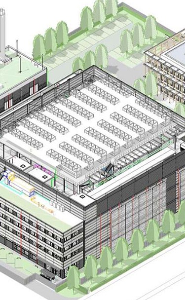 Visualisierung Equinix FR16