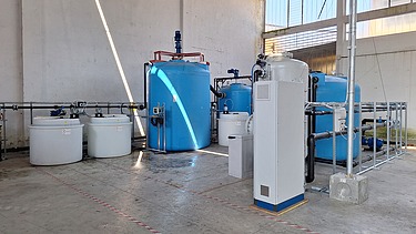 Grundwasserreinigungsanlage zur Chromatentfernung.