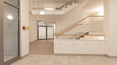 Foto Sanierter Bestandsbau des Seniorenheims Dreifaltigkeitshof in Ulm