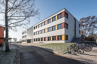 Außenansicht der Gemeinschaftsschule 6 in Erfurt