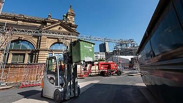 Foto Baustelle Hauptbahnhof Frankfurt am Main