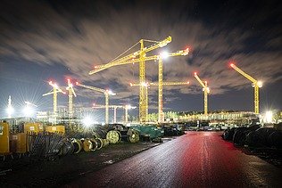 Foto Baustelle Forschungszentrum FAIR Darmstadt