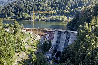 Foto Instandsetzung der Schwarzatalsperre im Südschwarzwald