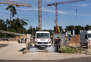 Photo construction site FAIR Research Center Darmstadt