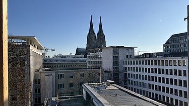 Blick von dem IHK Gebäude auf den Dom