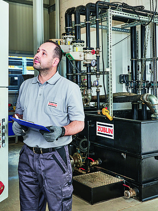 In der Pumpenwerkstatt werden unsere Pumpen geprüft und gewartet