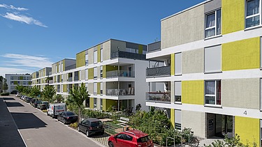 Foto Außenansicht Mehrfamilienhäuser Luise-Bronner-Straße Heilbronn