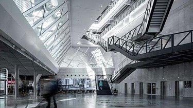 Photo of the foyer of the new adidas ARENA World of Sports in Herzogenaurach