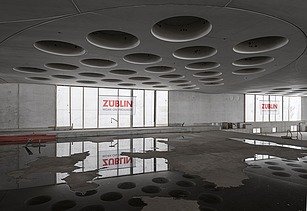 Verteilerbrücke des neuen Tiefbahnhofs S21