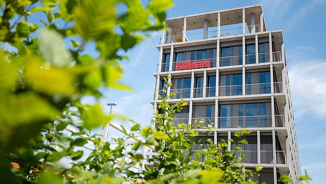 Foto vom ZÜBLIN Bürogebäude am Standort Freiburg