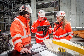 Bild von Arbeiten im Straßenbau
