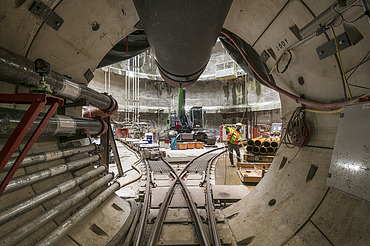 Photo: New construction of the Ibbenbüren mine water channel