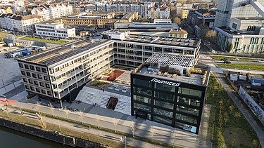 Luftaufnahme des Rockywood in Offenbach am Main