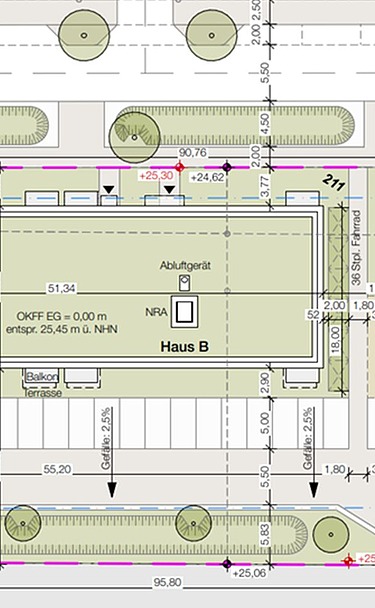 Construction plan multi-family houses 