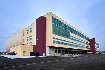BADER Distribution Centre, exterior view