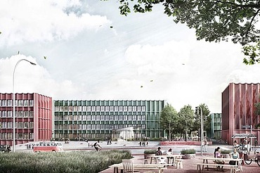 Entwurf Arge Rohdecan QuerfeldEins, Visualisierung Lindenkreuz Eggert