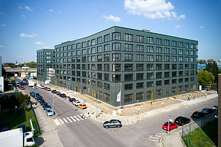 Exterior view of the INK Inspire Neukölln in Berlin