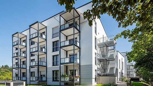 Foto Neubau Wohnanlage HUGO Komfort 
