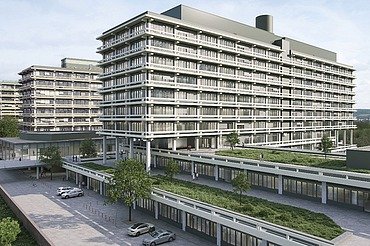 Visualisierung Gebäude-Komplex