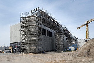 Foto Baustelle Forschungszentrum FAIR Darmstadt