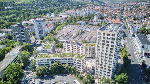 Photo of the Lichtblick residential project in Würzburg