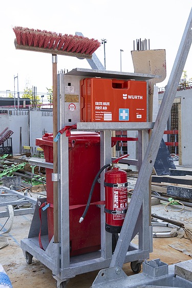 Photo construction site SEED Frankfurt am Main