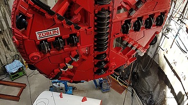 Photo Drill Deep Tunnel Sewerage System Singapore