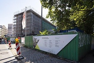 Foto Baustelle Landwirtschaftliche Rentenbank Frankfurt am Main