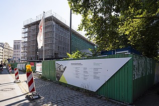 Photo construction site Landwirtschaftliche Rentenbank Frankfurt am Main