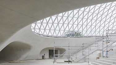 Entrance to the new S21 underground station