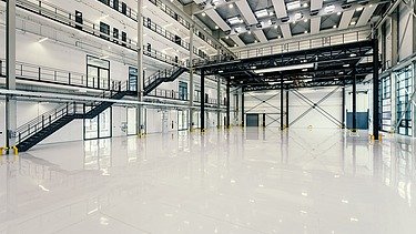 Interior view of the ZAL 2 research building