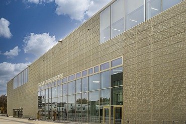 Visualisierung außen Bertolt-Brecht-Schulzentrum in Nürnberg