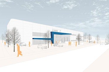 Visualisierung Betriebshalle