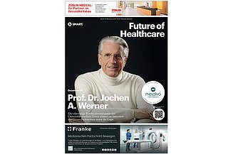 Titelseite des Magazins Future of Healthcare